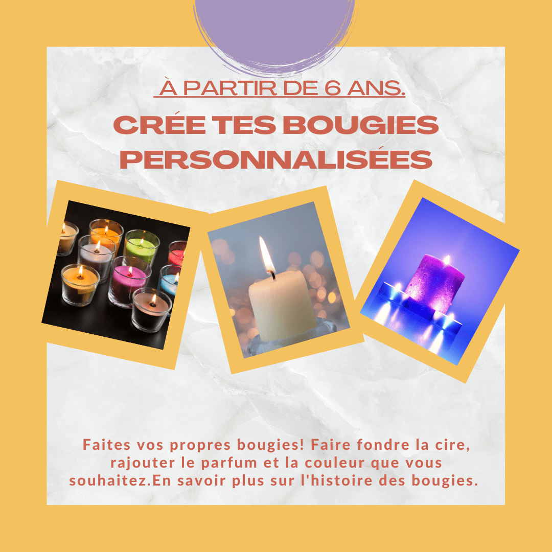 Crée tes bougies personnalisées - lelaborecreatif - Guadeloupe