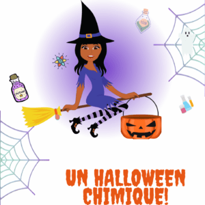 Image cahier d'activités un Halloween chimique