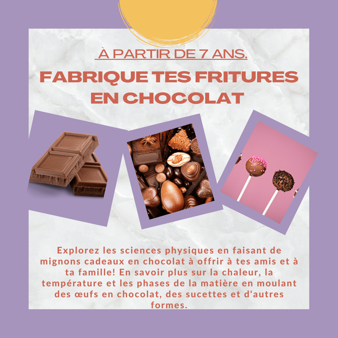 Fabrique tes chocolats- anniversaire enfants Guadeloupe - Le Labo recreatif