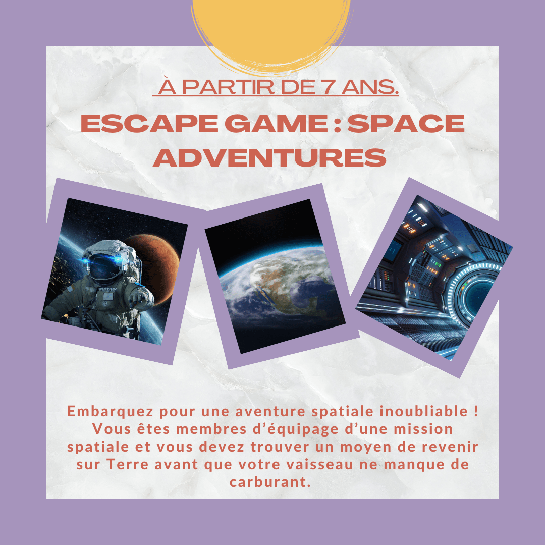 Escape game guadeloupe anniversaire space adventures - espace